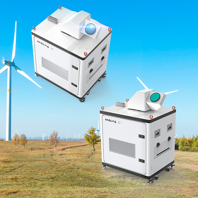 Ακριβής 120m Απόσταση Ανάλυση Wind Lidar Για 4 χιλιόμετρα κάθετη μέτρηση και 10 χιλιόμετρα ανίχνευση όρασης