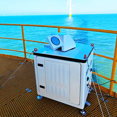 Ακριβότητα Wind Lidar με 360° Οριζόντια -10°~190° Βερτικάλια Περιοχή 0,1m/s Ακριβότητα ταχύτητας ανέμου