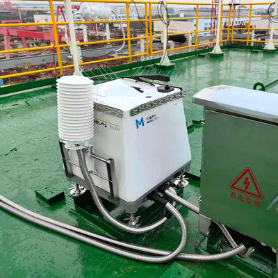 Εύρος κατεύθυνσης ανέμου 0-360° Αιολικό Lidar υπεράκτιων εγκαταστάσεων Τροφοδοτείται από 100-230VAC Ασφάλεια ματιών Κατηγορία 1M EN 60825-1