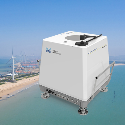 Εύρος Θερμοκρασίας -40°C-60°C Αιολικό Lidar Ανοικτής Θάλασσας Εύρος Υγρασίας 0% έως 100% και Τροφοδοτείται από 24V±5%DC