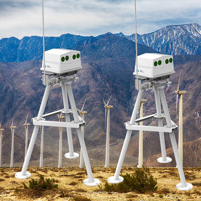 Πιστοποιημένο IP65 Nacelle Mounted Lidar που παρέχει εμβέλεια 70m έως 750m NL750 και οπτικό βάρος κεφαλής περιορισμένο στα 17,5 κιλά