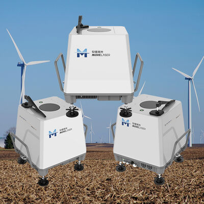 ≤50kg Σύστημα Lidar Αέρα με ακρίβεια κατεύθυνσης του ανέμου 1° και εύρος υγρασίας 0% έως 100% για την αξιολόγηση των πηγών αέρα