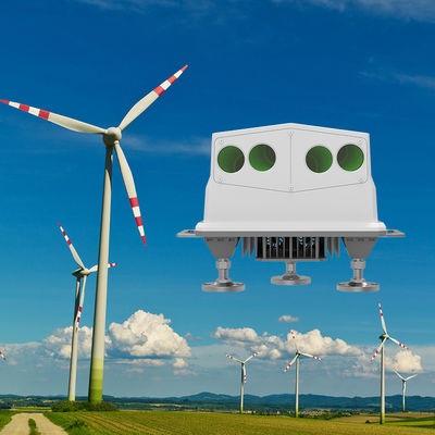 NL750 Φωτοβολταϊκό Πάρκο Αιολικής Ενέργειας Lidar Εύρους 50m-750m και Εύρος Διεύθυνσης Ανέμου -180°-180° για Ανανεώσιμες Πηγές Ενέργειας