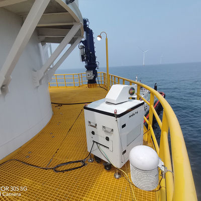 Profibus DP αέρα τρισδιάστατη ακρίβεια 0.1m/S μέτρησης ταχύτητας ανέμου ραντάρ με ακτίνες laser ακτινωτή